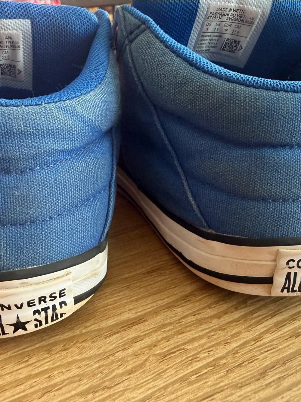 Converse Kids Black and Navy  Mid-Top Sneakers